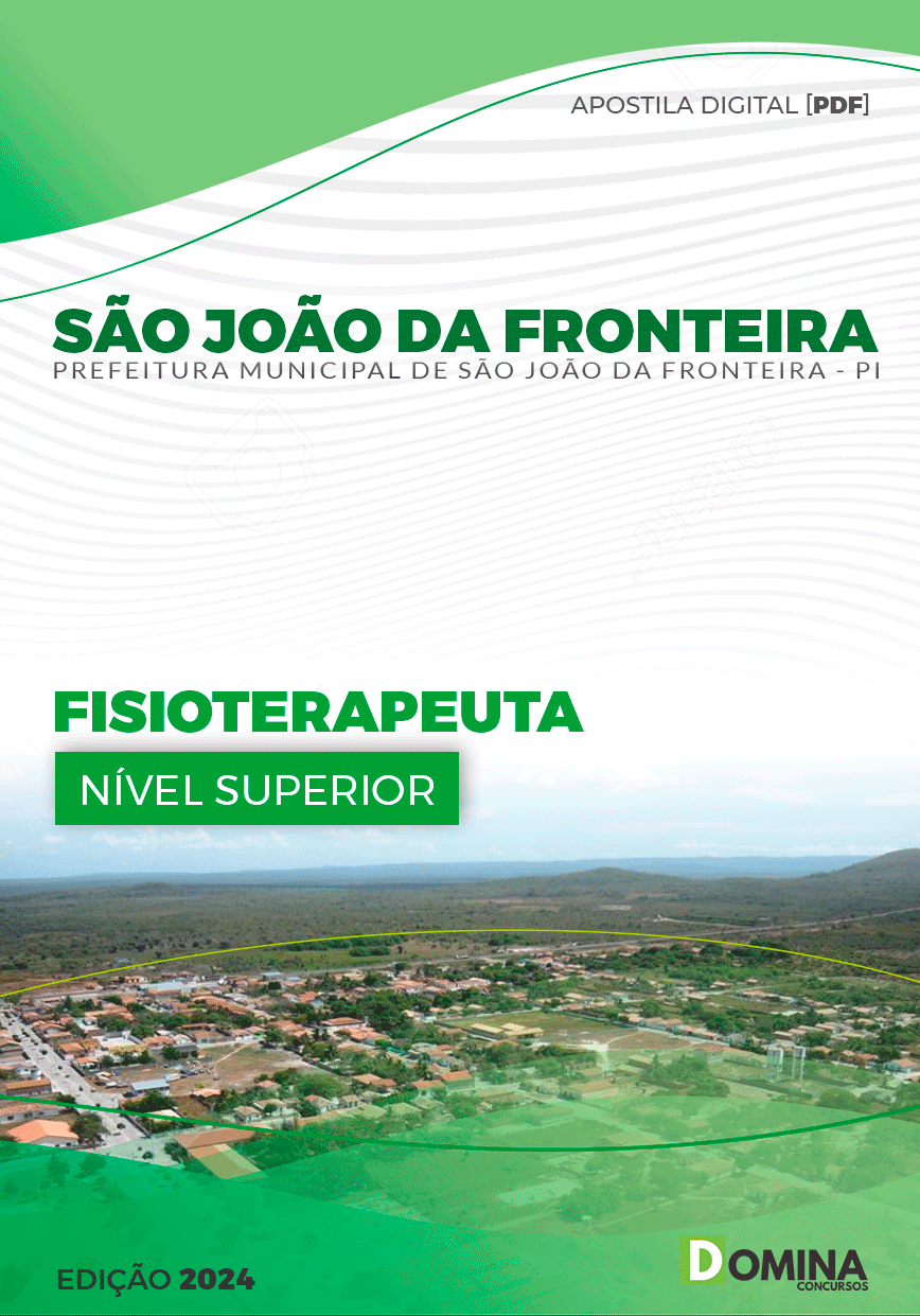 Apostila Fisioterapeuta São João Fronteira PI 2024