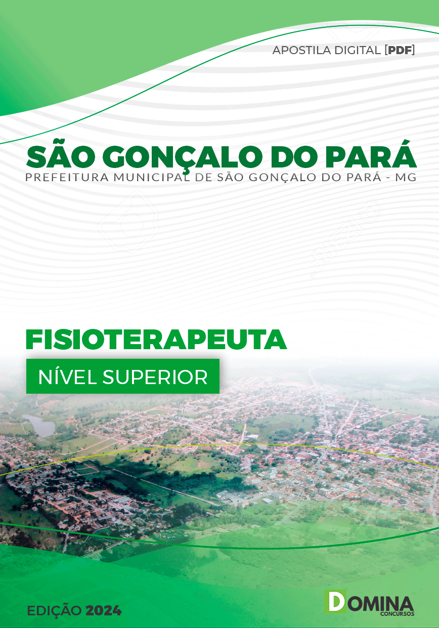 Apostila Pref São Gonçalo Pará MG 2024 Fisioterapeuta