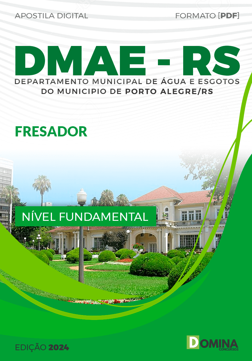 Apostila Fresador DMAE Porto Alegre RS 2024