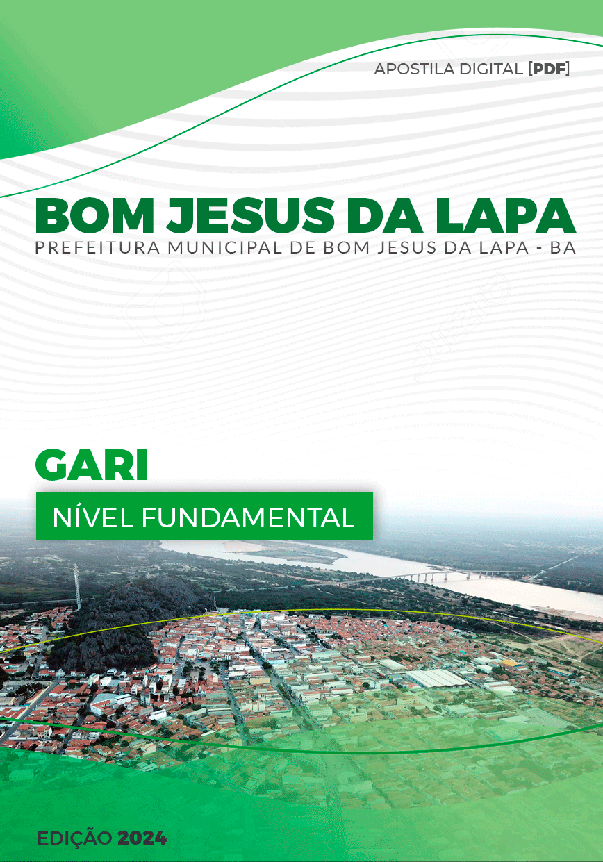 Apostila Gari Bom Jesus da Lapa BA 2024