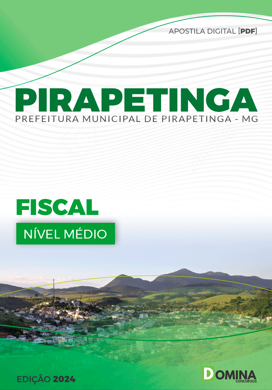 Apostila Pirapetinga MG 2024 Fiscal