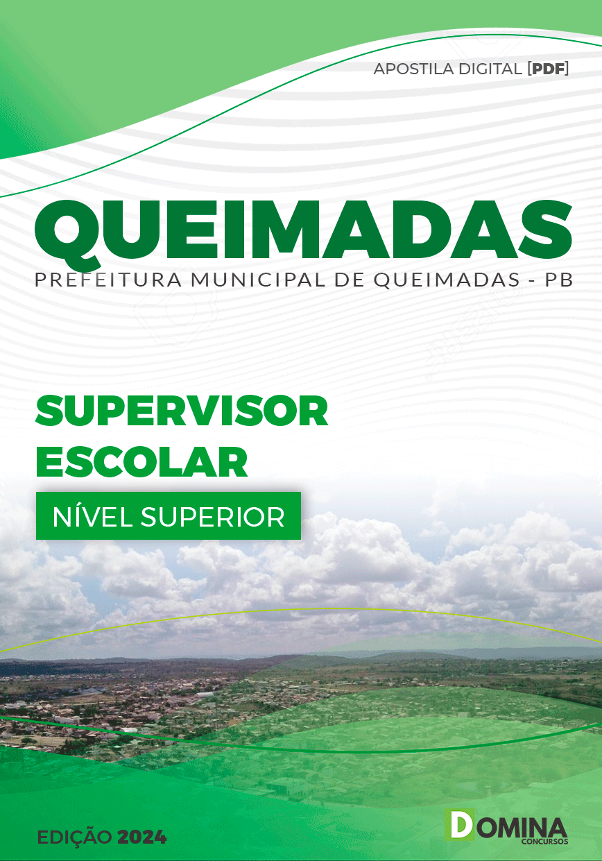 Apostila Queimadas PB 2024 Supervisor Escolar