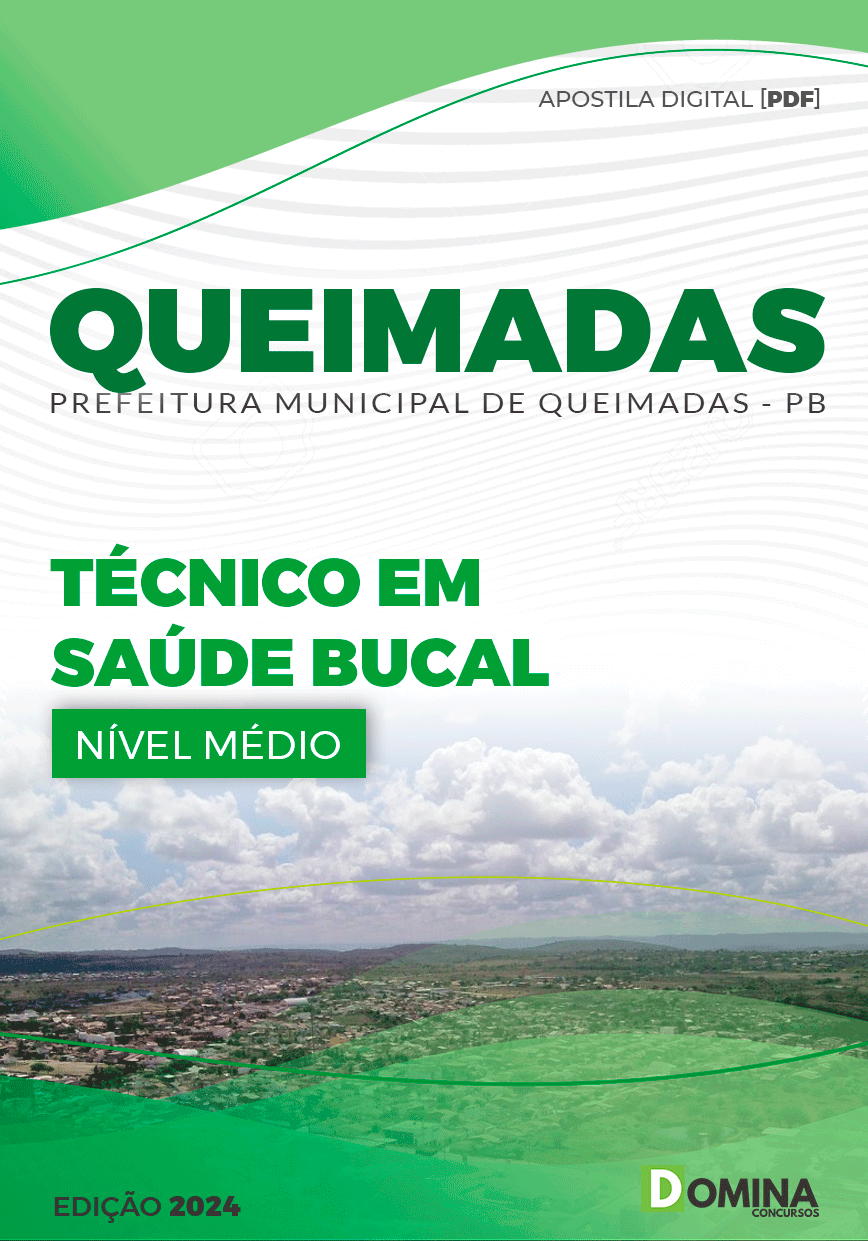 Apostila Queimadas PB 2024 Técnico Em Saúde Bucal
