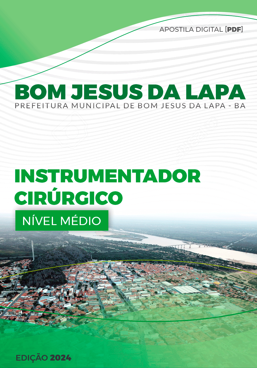 Apostila Instrumentador Cirúrgico Bom Jesus da Lapa BA 2024