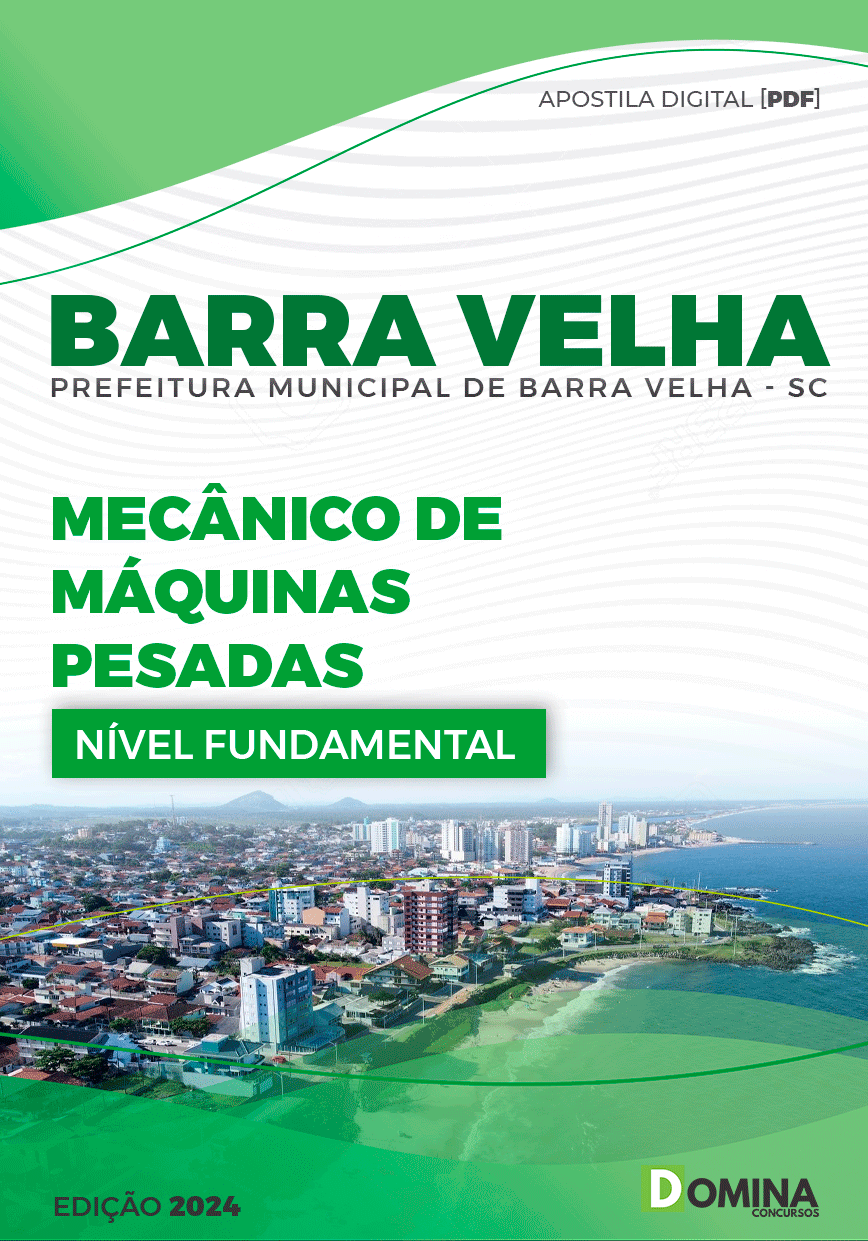 Apostila Barra Velha SC 2024 Mecânico De Máquinas Pesadas
