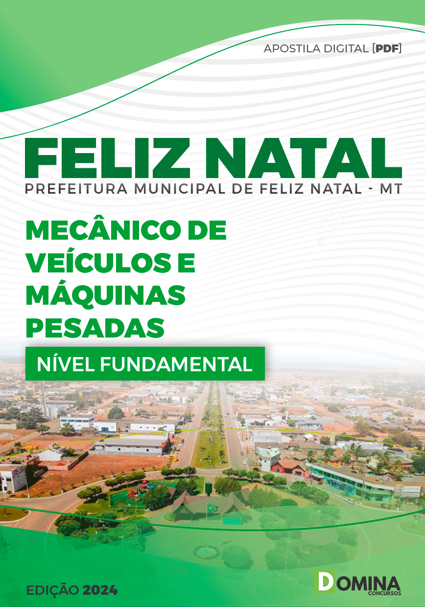 Apostila Feliz Natal MT 2024 Mecânico Veículos Máq Pesadas