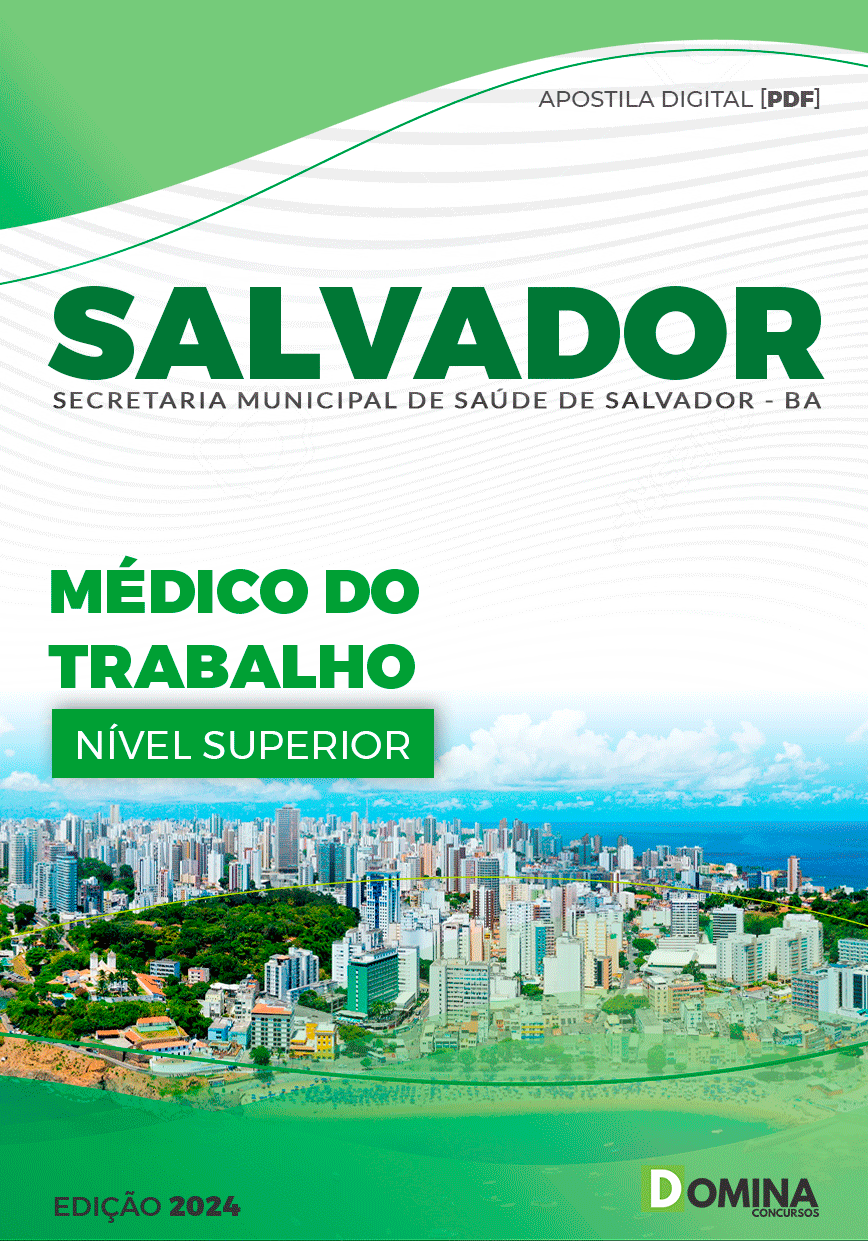 Apostila SMS Salvador BA 2024 Profissional Atend Integrado Médico Trabalho