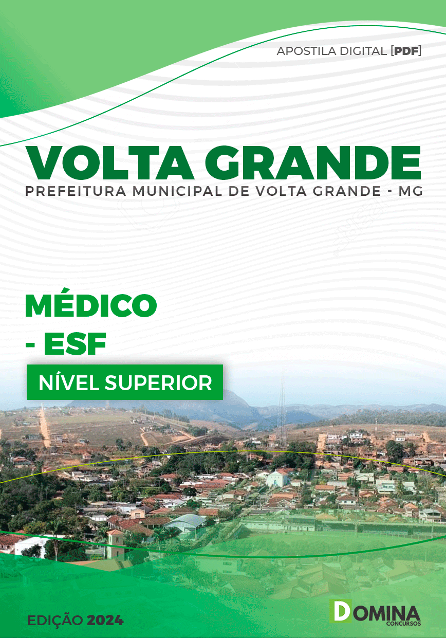Apostila Médico Volta Grande MG 2024