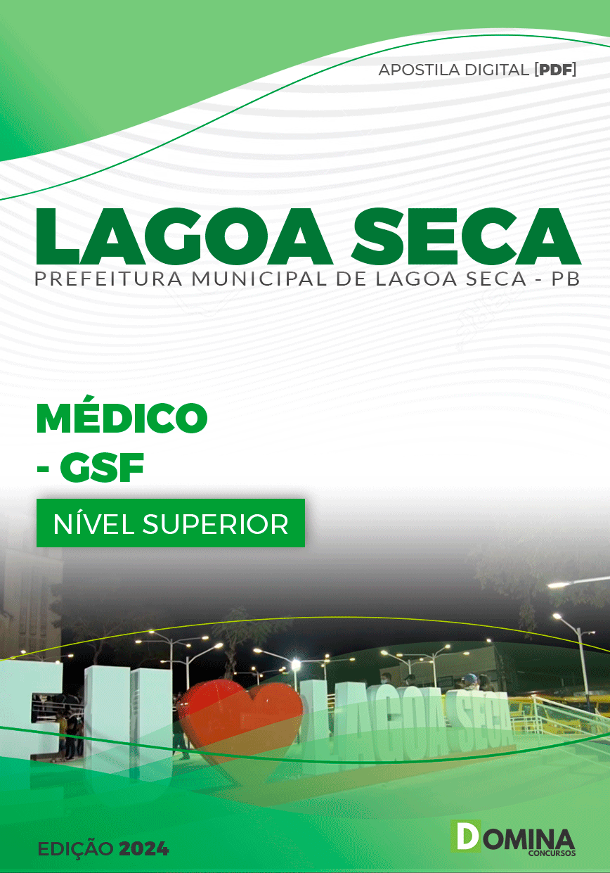Apostila Lagoa Seca PB 2024 Médico GSF