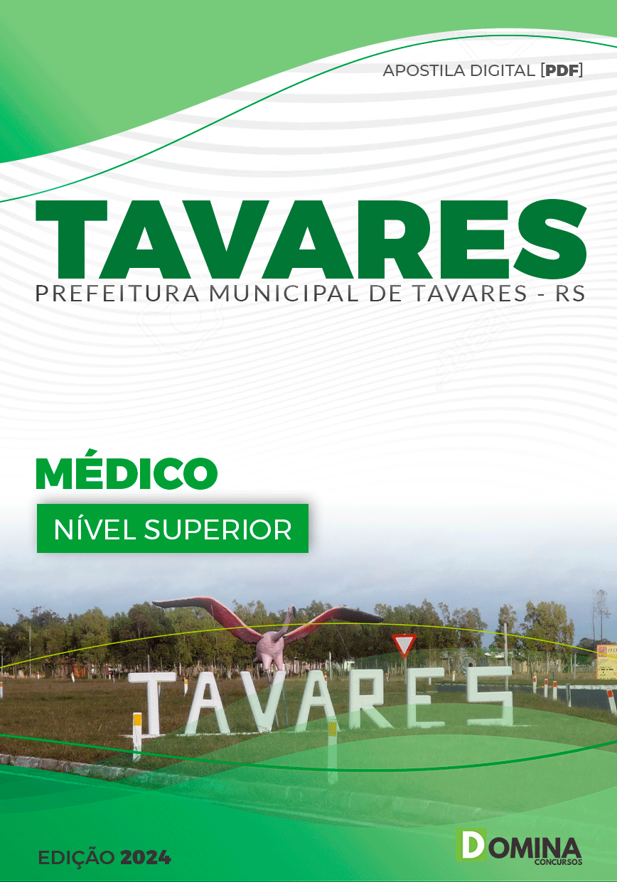 Apostila Prefeitura Tavares RS 2024 Médico
