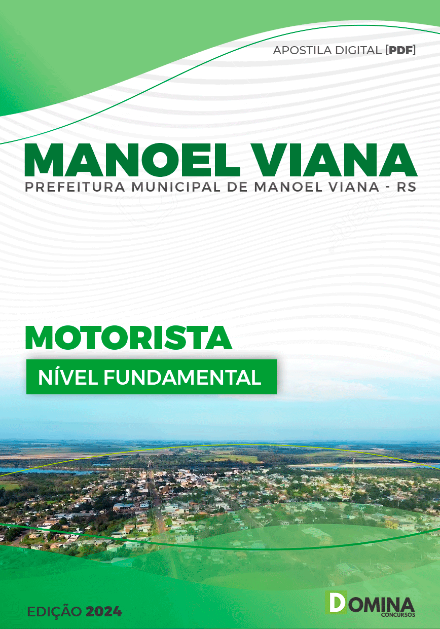 Apostila Motorista Manoel Viana RS 2024