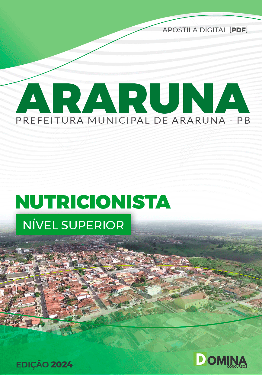 Apostila Nutricionista Araruna PB 2024
