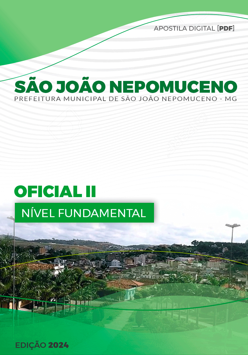 Apostila São João Nepomuceno MG 2024 Oficial II