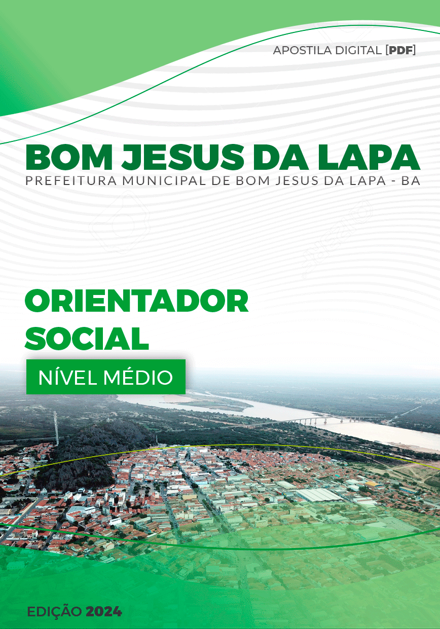 Apostila Orientador Social Bom Jesus da Lapa BA 2024