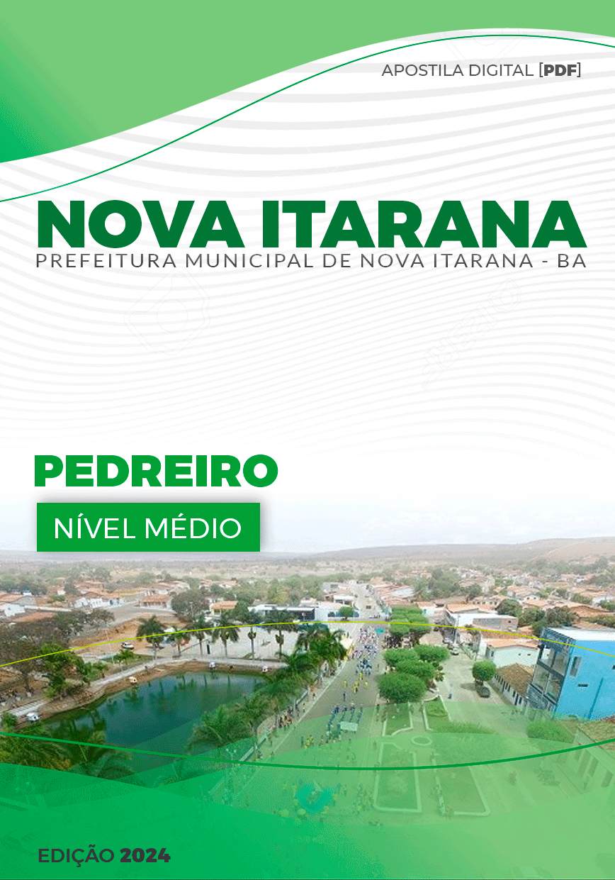 Apostila Pedreiro Nova Itarana BA 2024