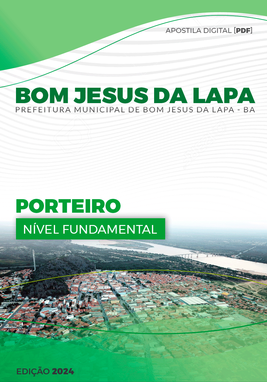 Apostila Porteiro Bom Jesus da Lapa BA 2024