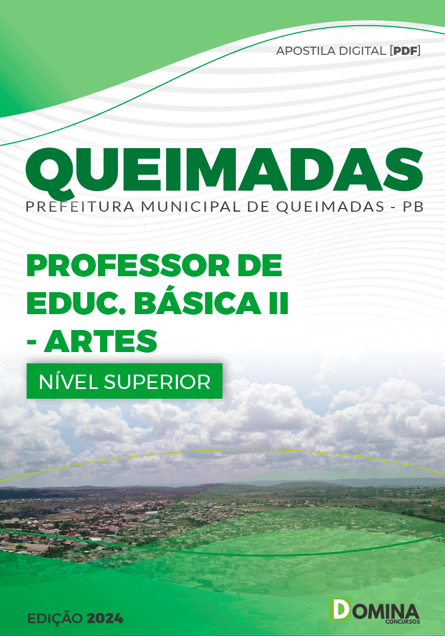 Apostila Queimadas PB 2024 Professor De Artes