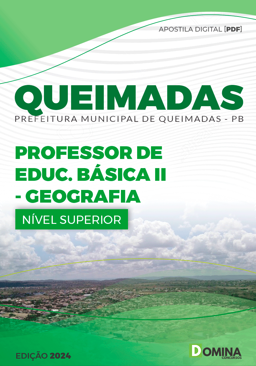 Apostila Queimadas PB 2024 Professor De Geografia