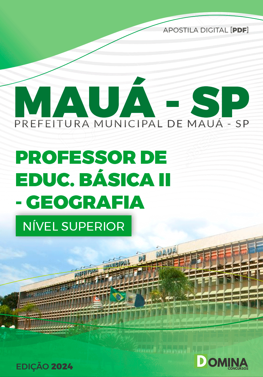Apostila Mauá SP 2024 Professor de Geografia