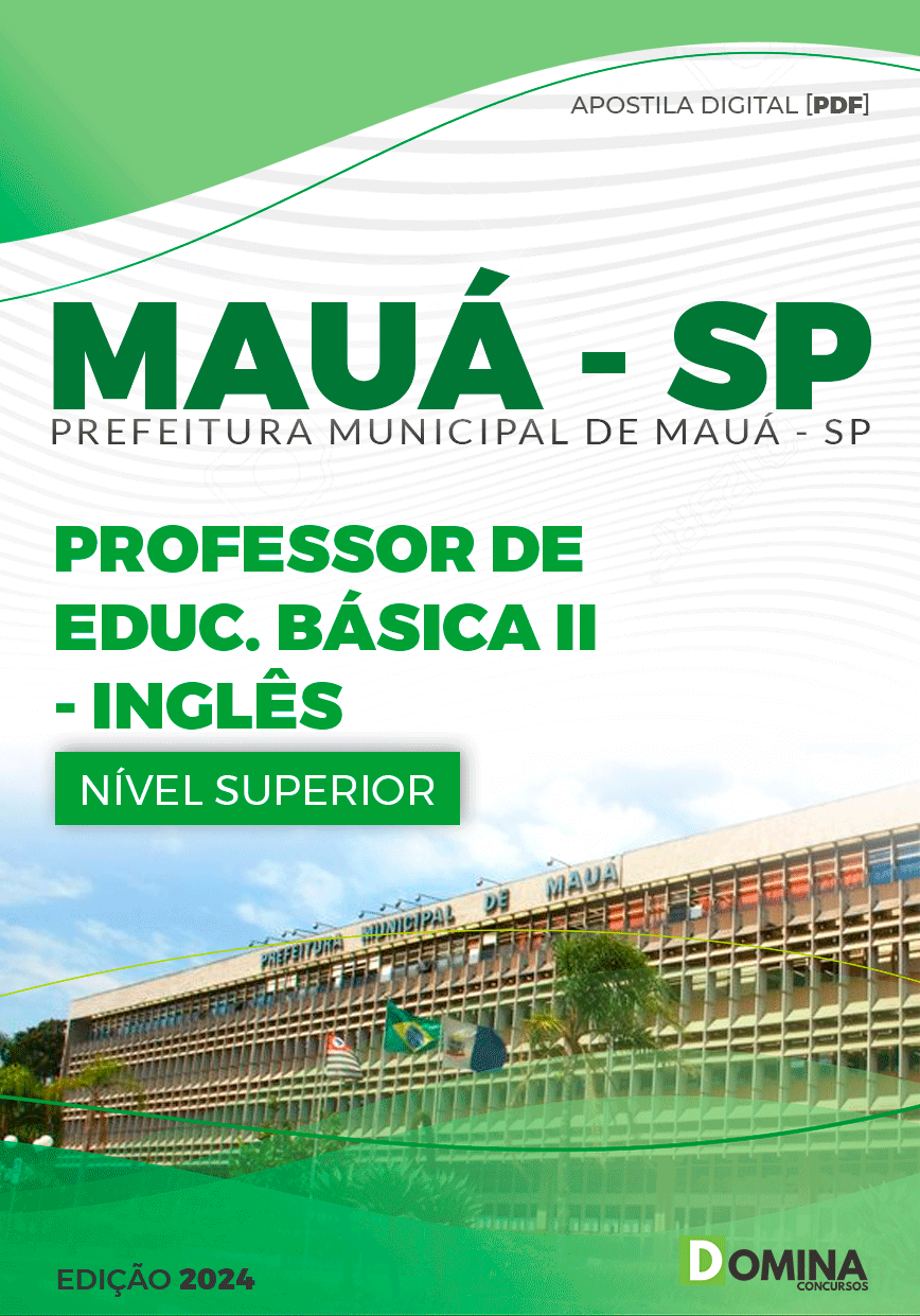 Apostila Mauá SP 2024 Professor de Inglês