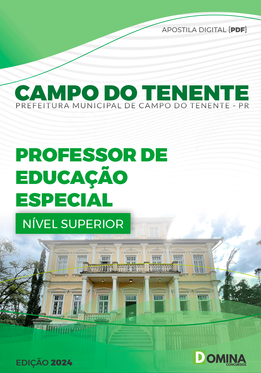 Apostila Professor Educação Especial Campo Tenente PR 2024