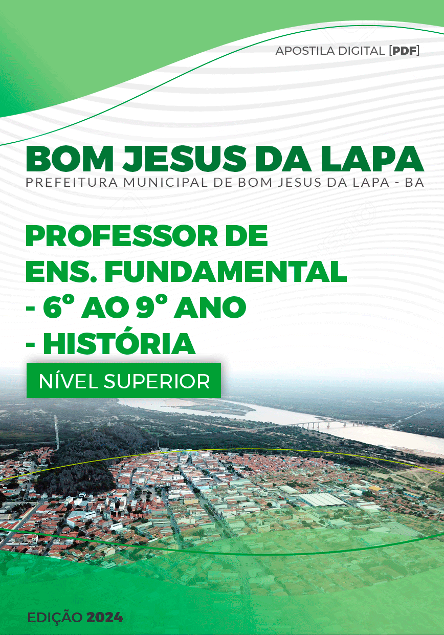 Apostila Professor de História Bom Jesus da Lapa BA 2024