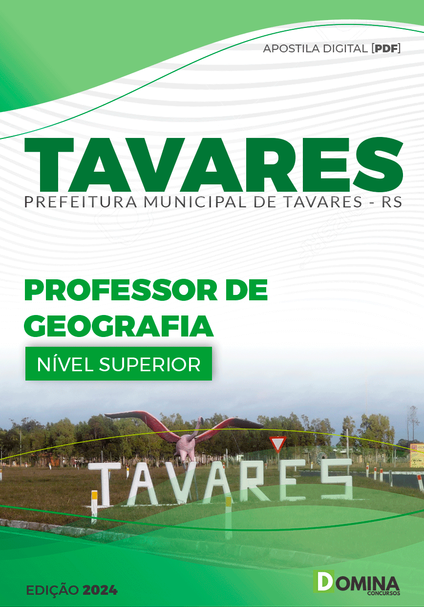 Apostila Prefeitura Tavares RS 2024 Professor De Geografia