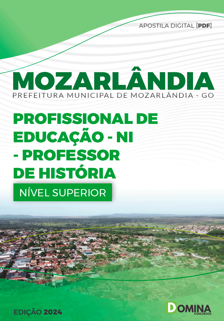 Apostila Professor de História Mozarlândia GO 2024