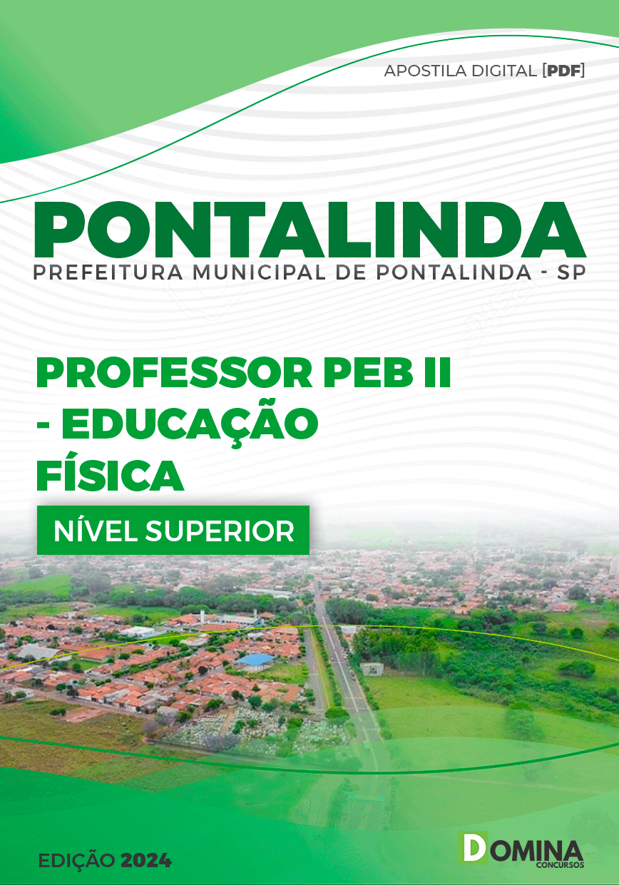 Apostila Professor de Educação Física Pontalinda SP 2024