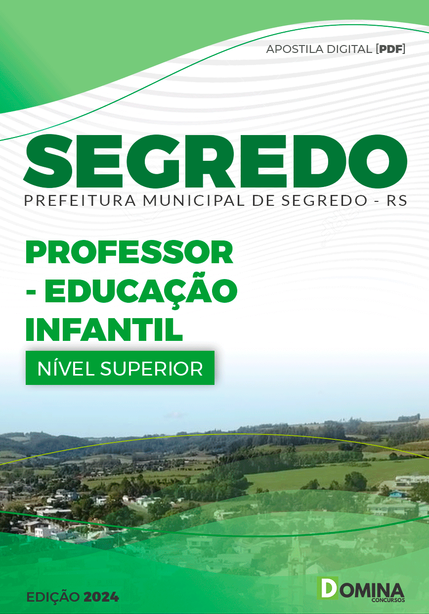 Apostila Segredo RS 2024 Professor Educação Infantil
