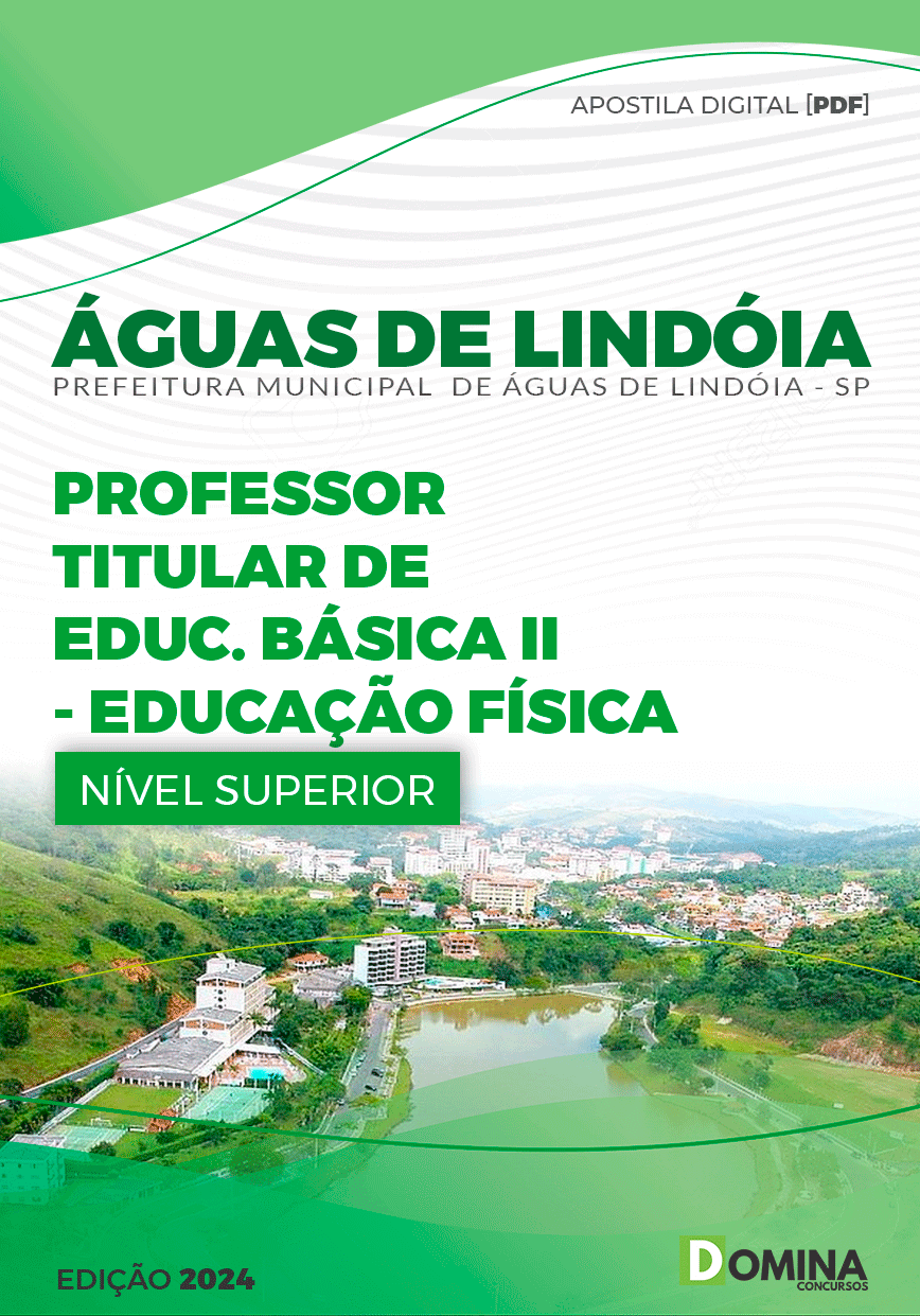 Apostila Águas De Lindóia SP 2024 Professor Titular De Educação Especial
