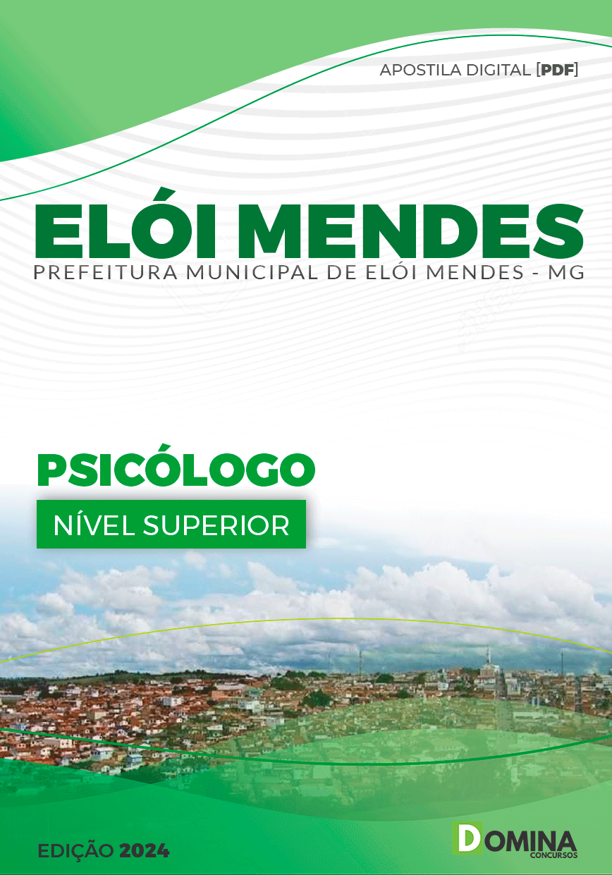 Apostila Elói Mendes MG 2024 Psicólogo