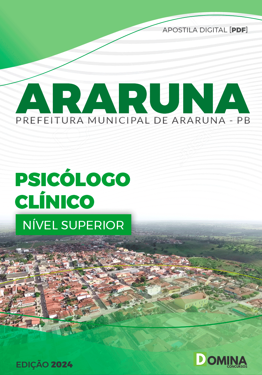 Apostila Psicólogo Clínico Araruna PB 2024