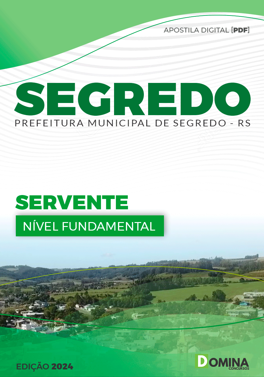 Apostila Segredo RS 2024 Servente