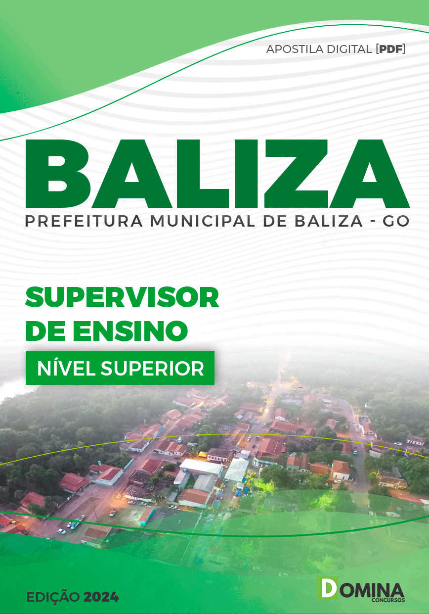 Apostila Supervisor de Ensino Baliza GO 2024