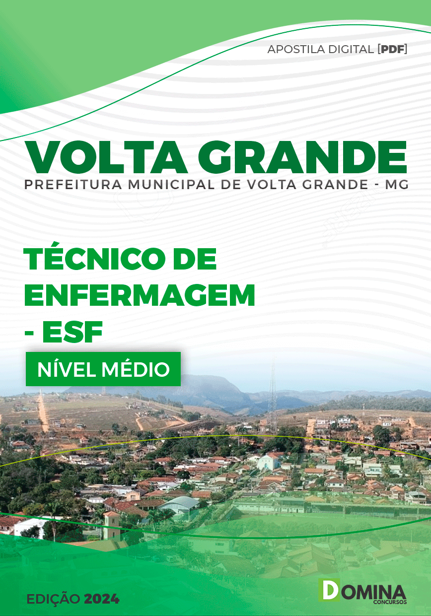 Apostila Técnico de Enfermagem Volta Grande MG 2024