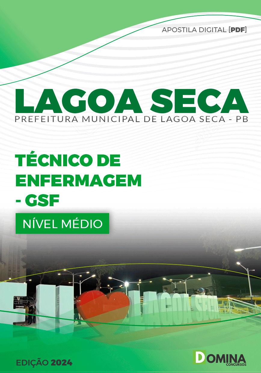 Apostila Lagoa Seca PB 2024 Técnico de Enfermagem GSF
