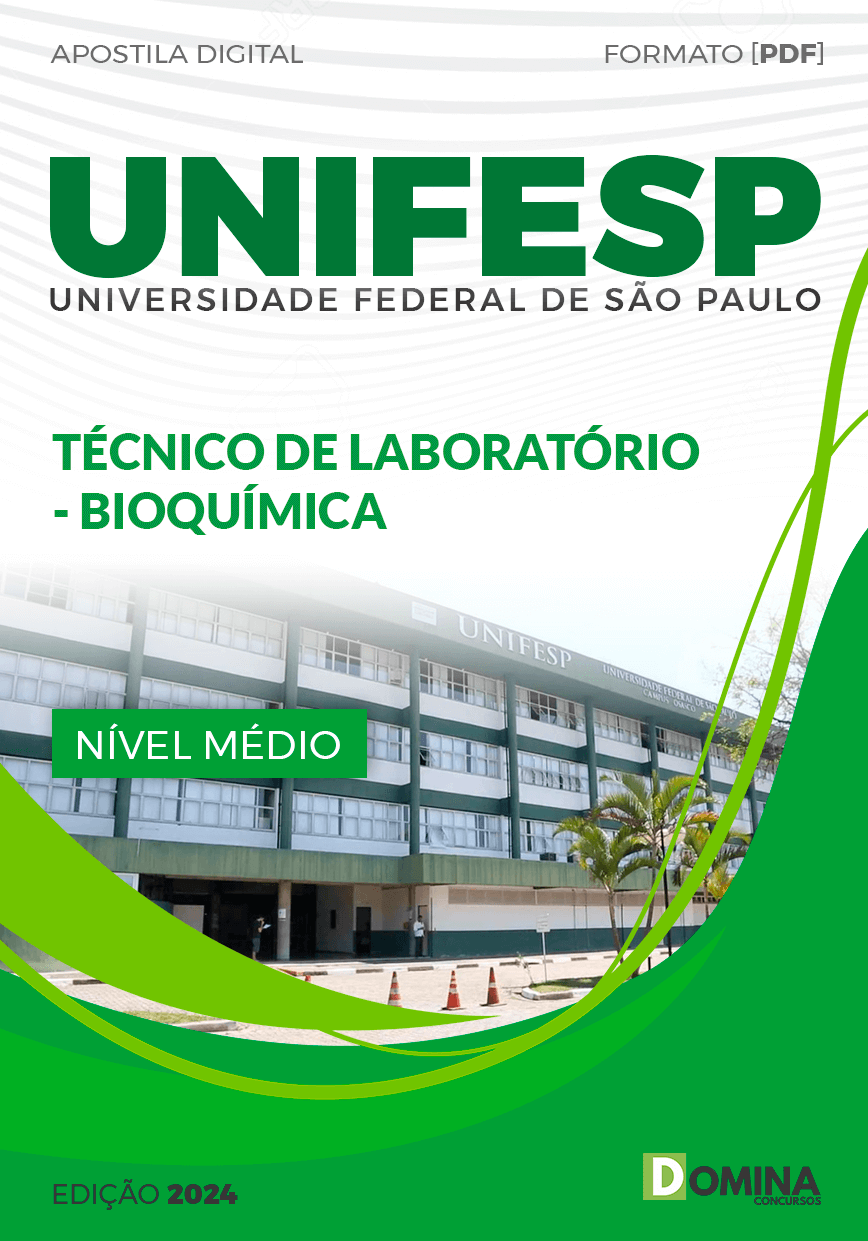 Apostila UNIFESP 2024 Técnico de Laboratório Bioquímica