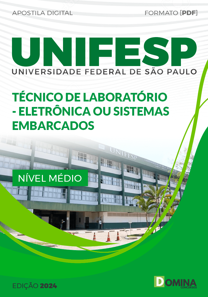Apostila UNIFESP 2024 Técnico Eletrônica ou Sistemas Embarcados