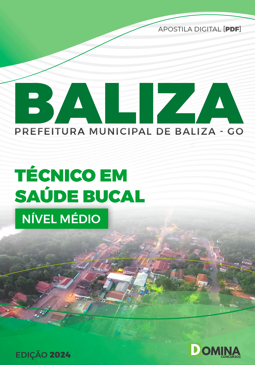 Apostila Técnico em Saúde Bucal Baliza GO 2024
