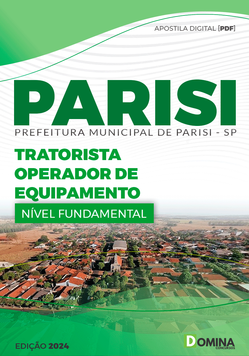 Apostila Barra Velha SC 2024 Tratorista Operador De Equipamento