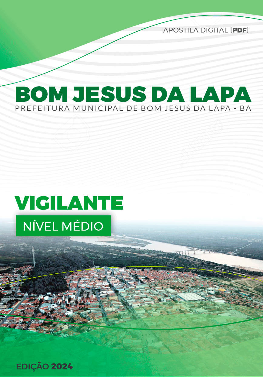 Apostila Vigilante Bom Jesus da Lapa BA 2024