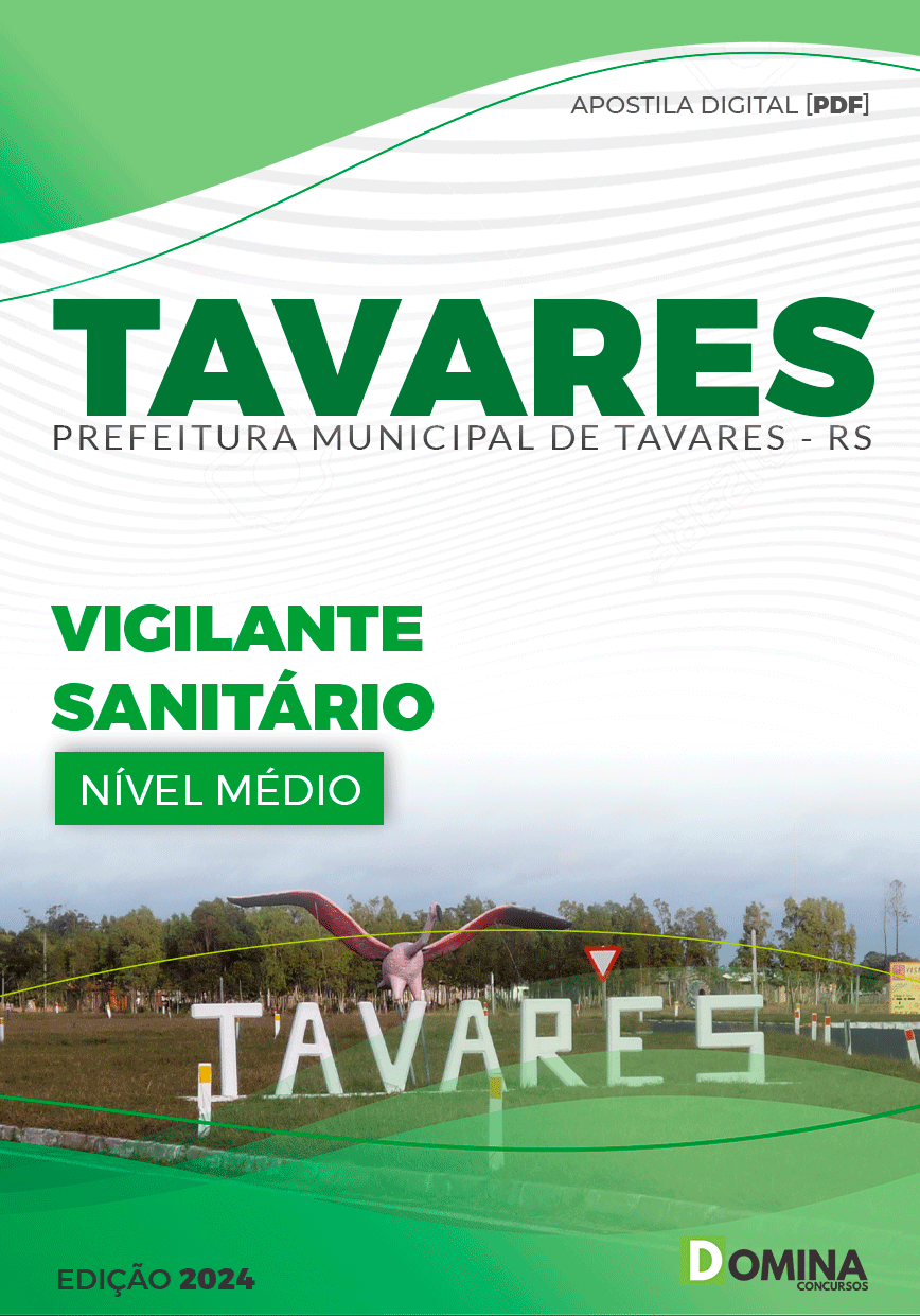 Apostila Prefeitura Tavares RS 2024 Vigilante Sanitário