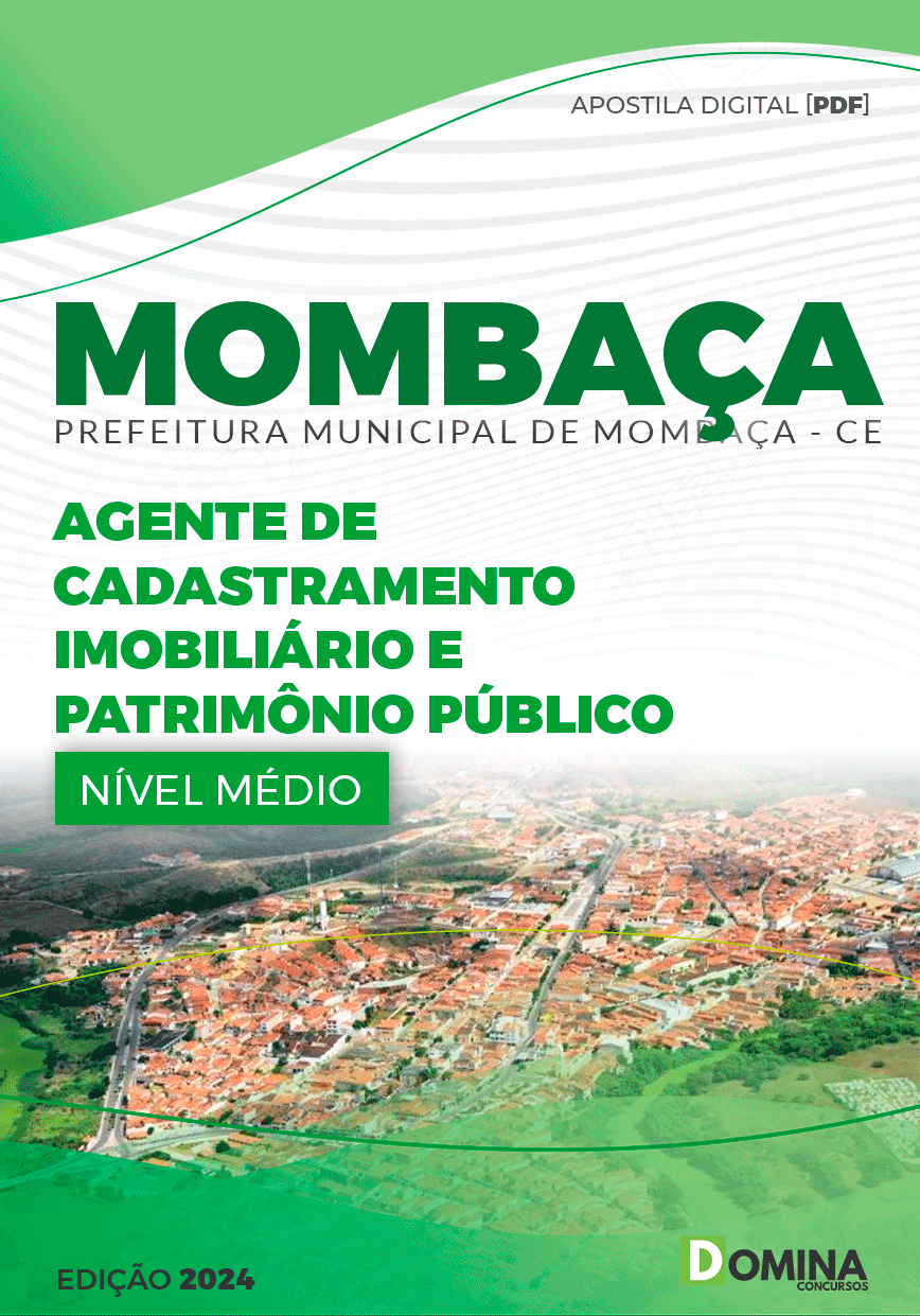 Apostila Mombaça CE 2024 Agente De Cadastramento
