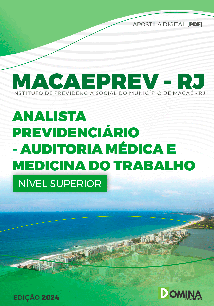 Apostila Auditoria Médica Medicina Trabalho MacaePREV RJ 2024
