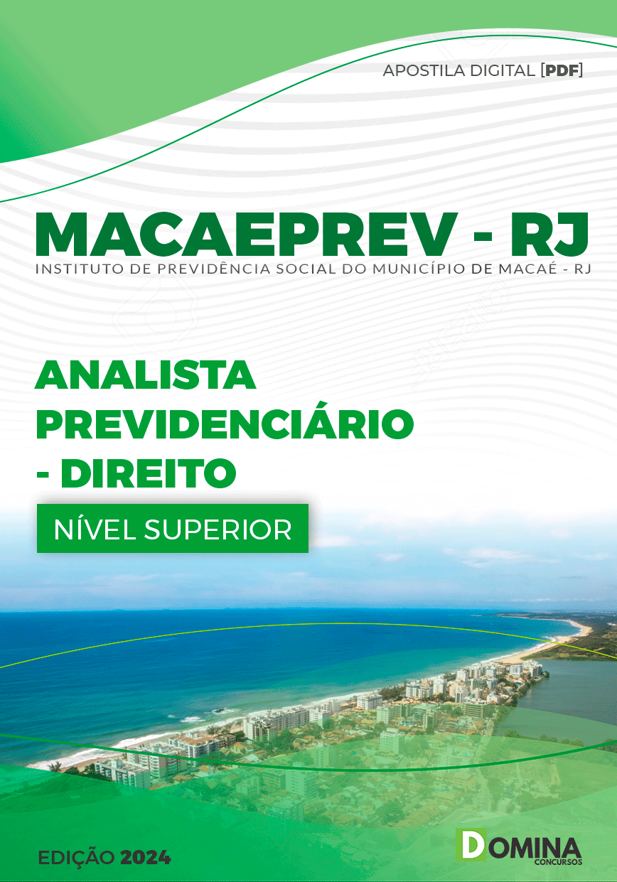 Apostila Direito MacaePREV RJ 2024