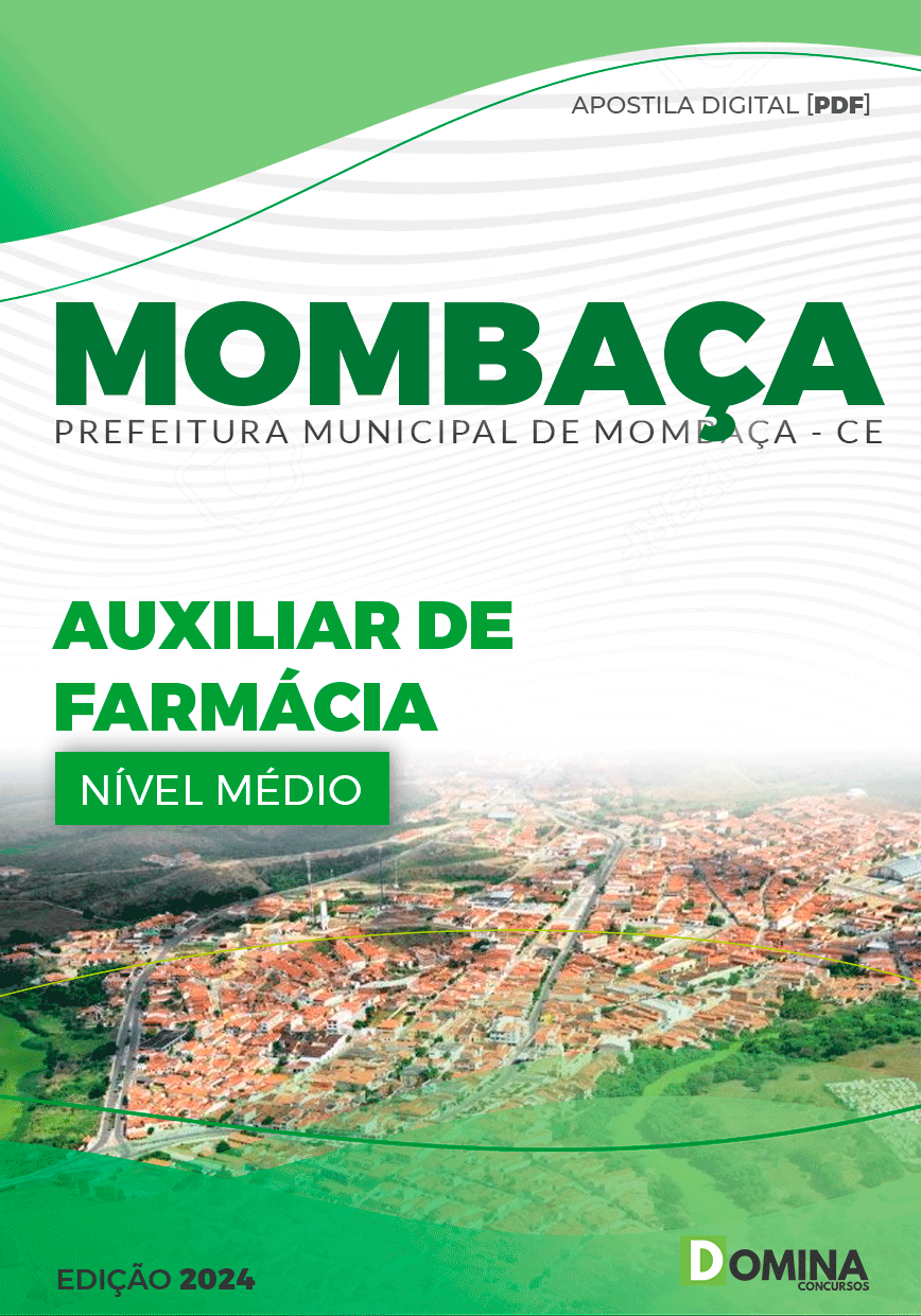 Apostila Mombaça CE 2024 Auxiliar De Farmácia