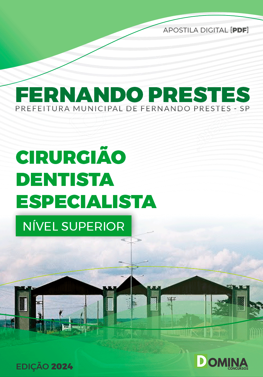 Apostila Fernando Prestes SP 2024 Cirurgião Dentista PSF