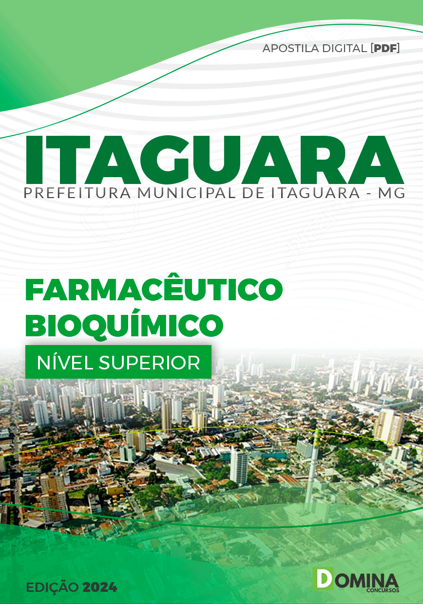 Apostila Farmacêutico Bioquímico Itaguara MG 2024
