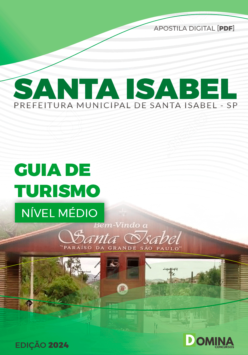 Apostila Guia de Turismo Santa Isabel SP 2024